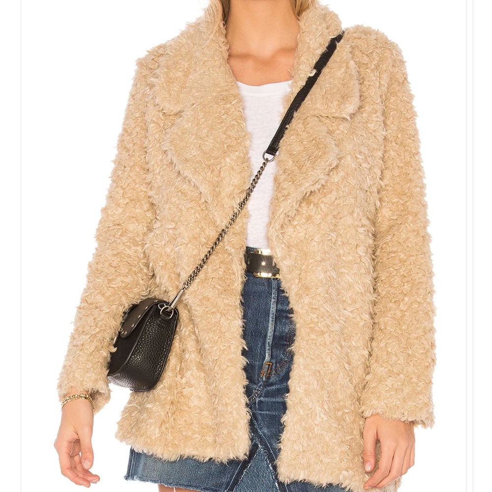 TULAROSA VIOLET SHAG COAT